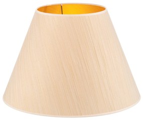 Duolla Paralume Sofia altezza 31 cm, bianco/oro striato