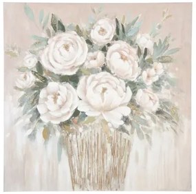 Quadro 100 x 2,8 x 100 cm Tela Fiori