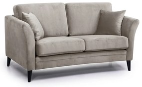 Divano in velluto marrone 165 cm Eden - Scandic