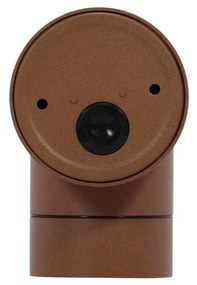 Applique Cilindrica Monodirezionale IP65 GU10 Corten Colore Corten
