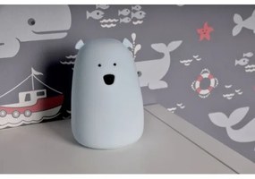 LED RGB Lampada touch per bambini BEAR LED/0,8W/5V blu