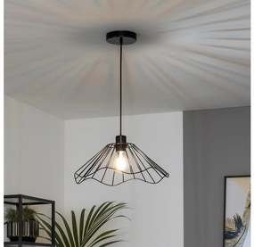Brilagi - Lampadario LED a sospensione con cavo CERIA WIRE 1xE27/40W/230V Ø 40 cm nero