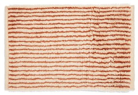 ferm LIVING - Kami Knotted Rug 80x120 Off-white/Rosso Marrone ferm LIVING