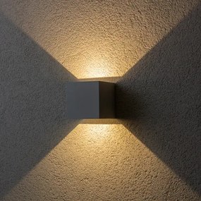 Brilagi - Applique a LED da esterno CUBE LED/6W/230V grigio IP54