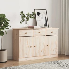 Credenza Alta 112x35x73 Cm İn Legno Massello Di Pino /