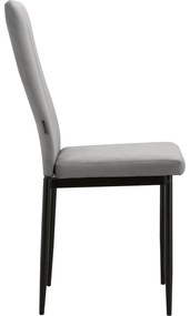 Sedie da pranzo colore grigio in velluto set di 2 pz Kelly - Støraa