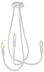 Lampadario Plafoniera Lover Eclettico Colore Bianco 40W Mis 120 x 150 cm