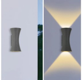 Brilagi - Applique da esterno a LED BICON LED/10W/230V antracite IP44