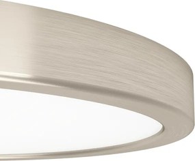 Eglo 901382 - LED RGBW dimmerabile plafoniera con vetro fumé FUEVA-Z LED/14,3W/230V 27,8cm IP44 cromo