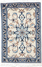 Nain Tappeto persiano 90 x 60 Beige (Iran) Annodato A Mano