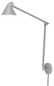 NJP Box LED Applique da Parete 2700K Long Light Alu/Grey - Louis Poulsen