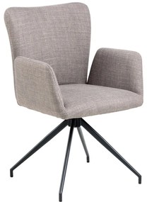 Set di sedie da pranzo grigia in imbottito 2 pz Laura – Actona