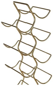 Portabottiglie in metallo color oro 12 bottiglie Wren - Premier Housewares