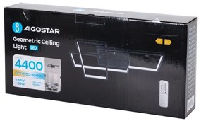 Aigostar - Plafoniera LED dimmerabile LED/38W/230V 2700-6500K + +TC