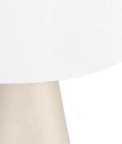 Eglo 390365 - Lampada da tavolo TOLLERIC 1xE27/40W/230V beige