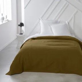 Today  Plaid, coperte Jete de Lit 220/240 Gaze de coton TODAY Essential Bronze  Today