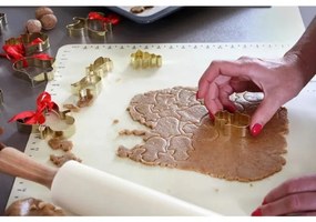 Tappetino da cucina in silicone TORO 52x42 cm crema