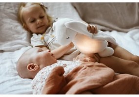 Moonie - Compagno di coccole con melodia e luce 2.0 coniglietto organic rosa