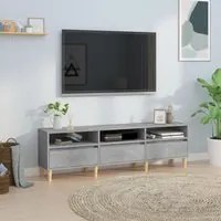 Mobile TV Grigio Cemento 150x30x44,5 cm Legno Multistrato 831913