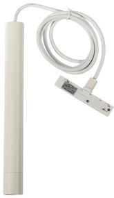 Lampada a sospensione moderna bianca per sistema binario monofase - Slimline Keno