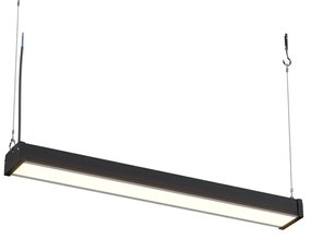 Campana Lineare LED 150W 76cm Sospesa 16.500 lm con Osram chip LED Colore Bianco Freddo 6.000K