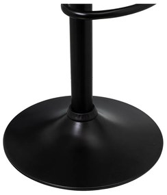 Sgabelli da bar neri ad altezza regolabile in similpelle in set di 2 (altezza seduta 56,5 cm) - Casa Selección