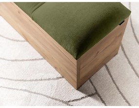 Panca in colore verde e naturale Kumo - Bobochic Paris