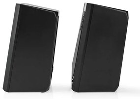 Nedis GSPR31020BK - SET 2 altoparlanti da gioco LED RGB 18W/5V