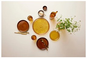 Piatto da portata in vetro arancione ø 30 cm Kusintha - Bitz