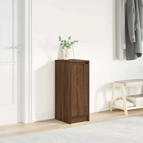 Scarpiera Rovere Marrone 29,5x34x76 Cm İn Legno Multistrato /