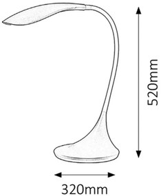 Rabalux 4164 - LED Lampada DOMINIC 1xLED/4,5W/230V