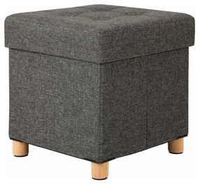 Pouf SULTAN 38x40 cm grigio scuro