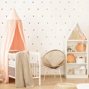 Set di adesivi per bambini per muro 100 pz 2x2 cm Golden Points – Ambiance