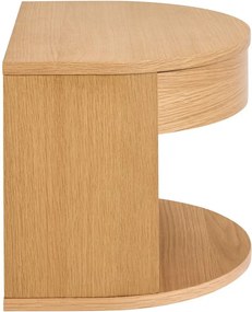 Comodino colore naturale chiaro con effetto rovere Paron – Actona