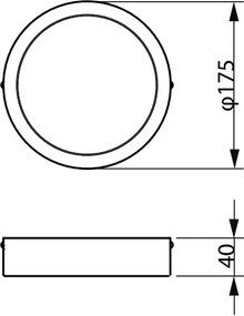 Philips - Plafoniera LED LEDINAIRE LED/10,5W/230V 3000K IP40