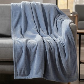 Coperta 150x210 cm azzurro motivo 3D Flannel