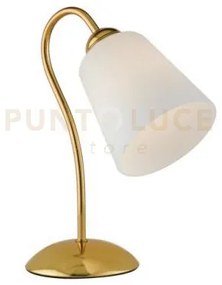 Lume da appoggio 1162 oro 1 luce attacco e14 21x29cm