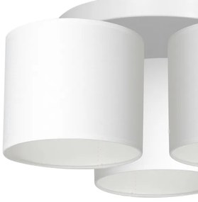 Lampadario a plafone ARDEN 3xE27/60W/230V bianco