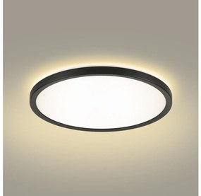 Brilagi - Lampada LED da bagno ULTRA SLIM LED/18W/230V diametro 30 cm nero IP54