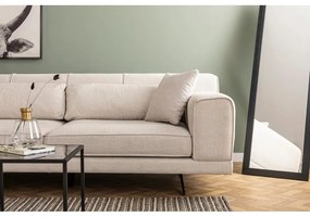 Divano angolare beige chiaro, angolo sinistro Jivago - Artie