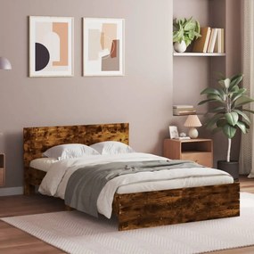 Giroletto Con Testiera Rovere Fumo 120x190 Cm /