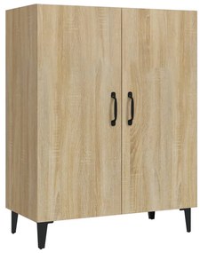 Credenza rovere sonoma 70x34x90 cm in legno multistrato