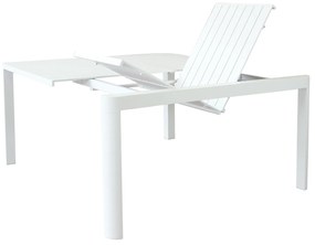 LARS - tavolo da giardino in alluminio allungabile 100/150 x 150 cm