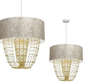 Lampadario a sospensione con filo ALMERIA 1xE27/60W/230V