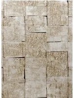 Arte International Carta da parati Gilded Heritage - Antique Silver