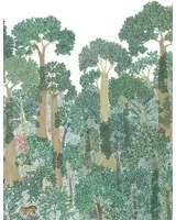 Isidore Leroy Carta da parati panoramica Isio Bajii - Aube Panel B