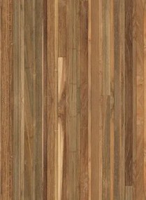 NLXL Carta da parati Timber Strips TIM-05 - Teak on Teak