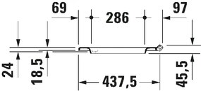 Sedile rallentato per wc Bianco Me By Starck 0020090000 Duravit