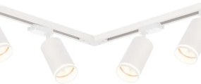 Faretto per sistema a binario PIPE 6xGU10/10W/230V, bianco