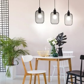 Eglo 43333 - Lampadario a sospensione con filo WRINGTON 3xE27/60W/230V